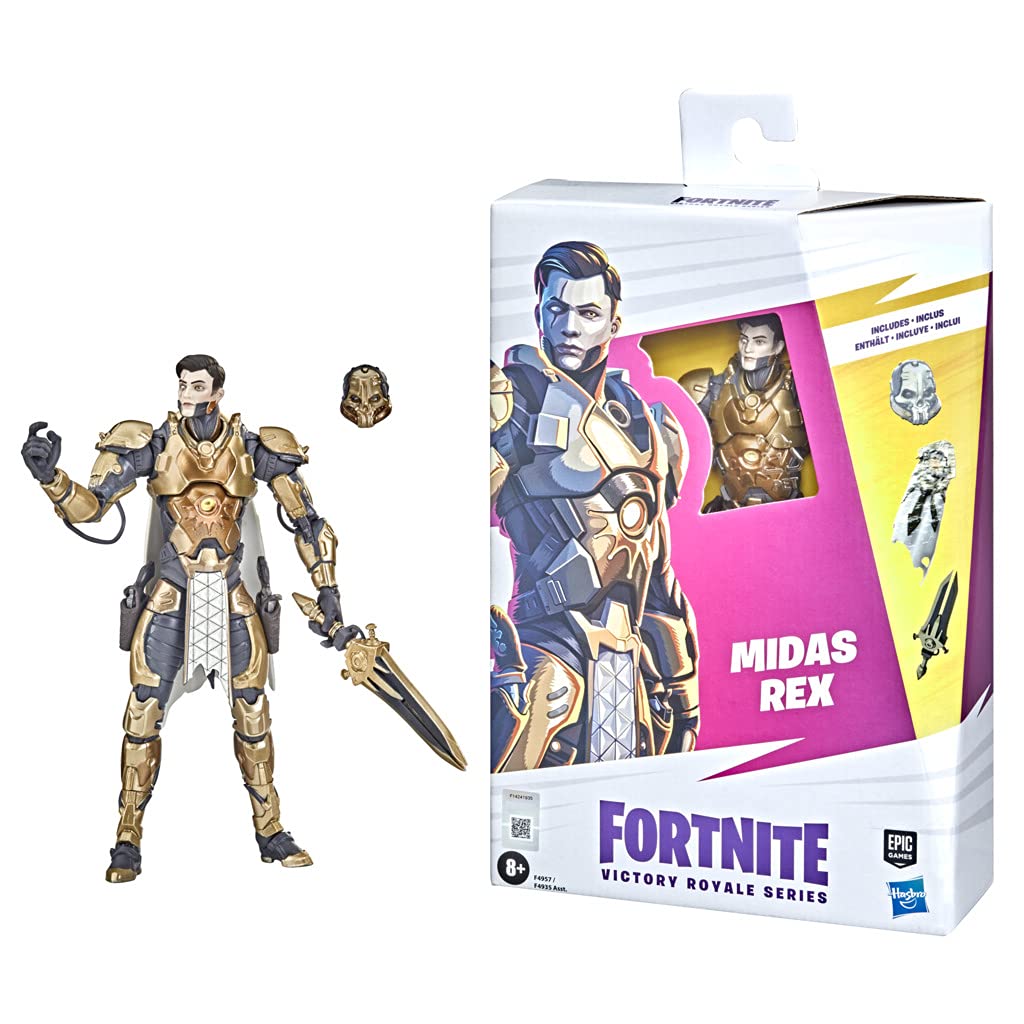 Foto 3 pulgar | Figura De Acción Fortnite Hasbro Victory Royale Midas Rex De 6 Pulgadas - Venta Internacional.