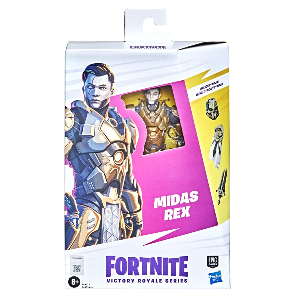 Foto 4 pulgar | Figura De Acción Fortnite Hasbro Victory Royale Midas Rex De 6 Pulgadas - Venta Internacional.