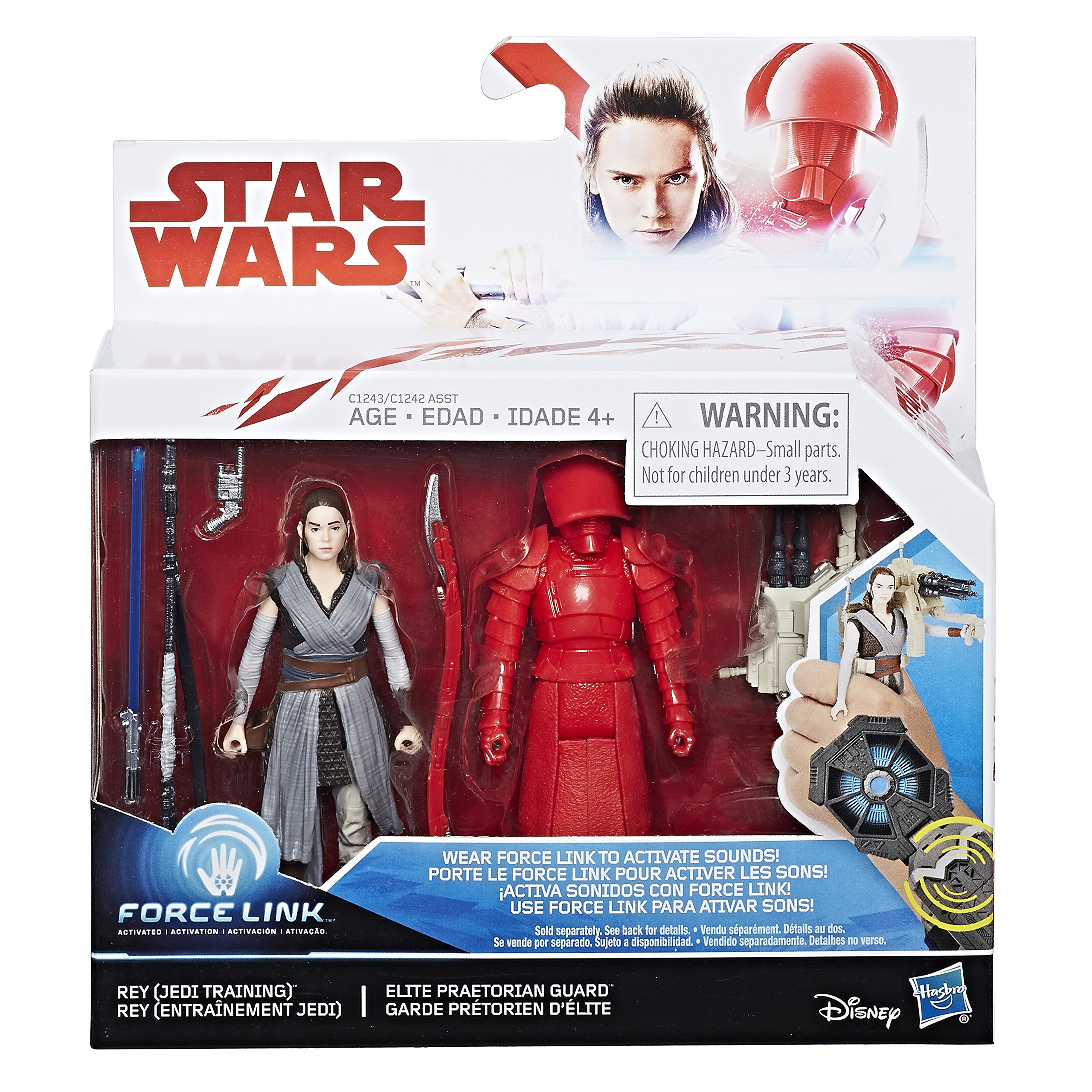 Foto 4 pulgar | Figura De Acción Star Wars Rey (jedi Training) & Elite Praetorian - Venta Internacional.