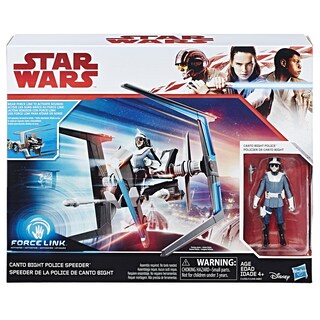 Foto 2 | Toy Star Wars Force Canto Bight Police Speeder Con Figura - Venta Internacional.