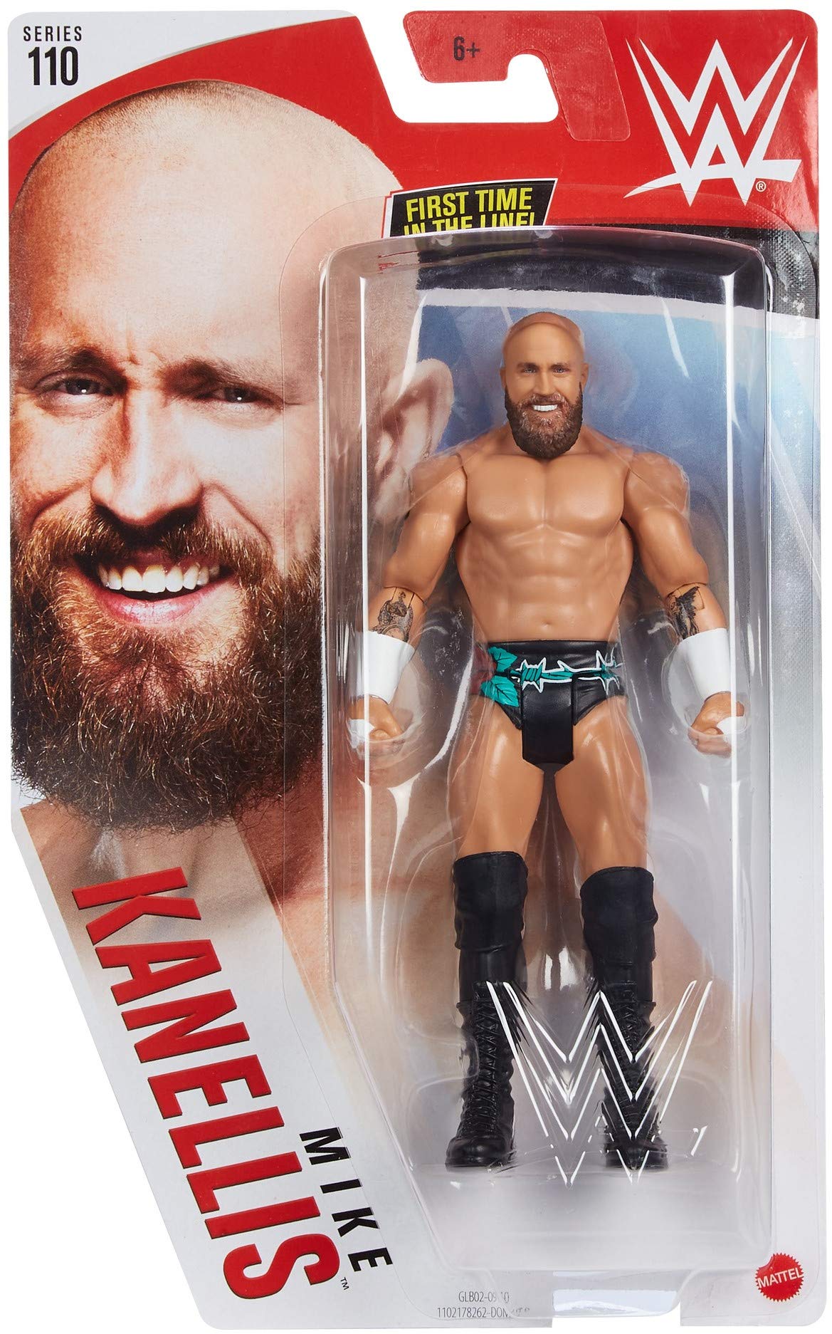 Foto 7 pulgar | Figura De Acción Wwe Mattel Mike Kanellis Series #110 15cm - Venta Internacional.