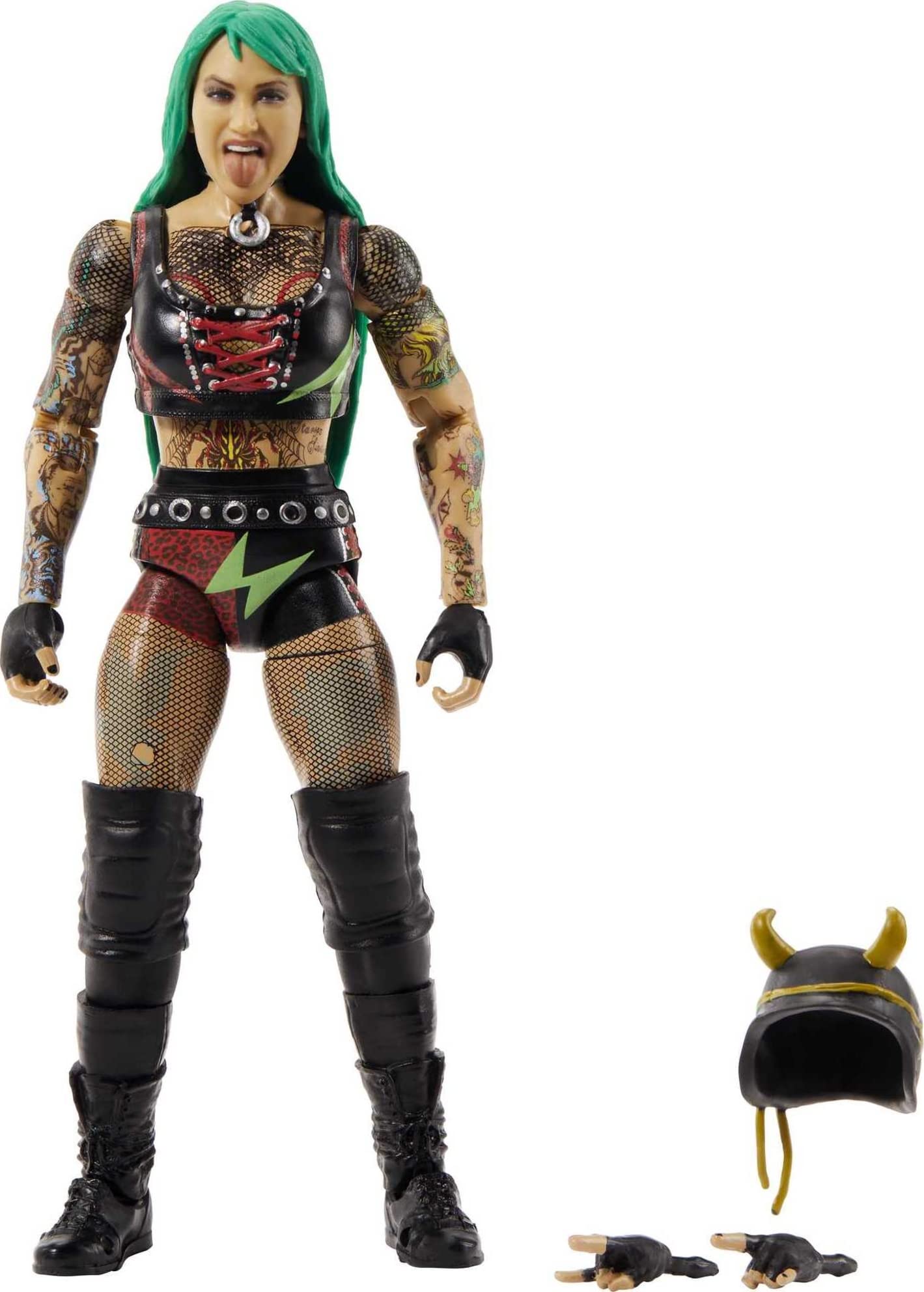 Figura De Acción Mattel Wwe Shotzi Elite Collection 6 Pulgadas - Venta Internacional.
