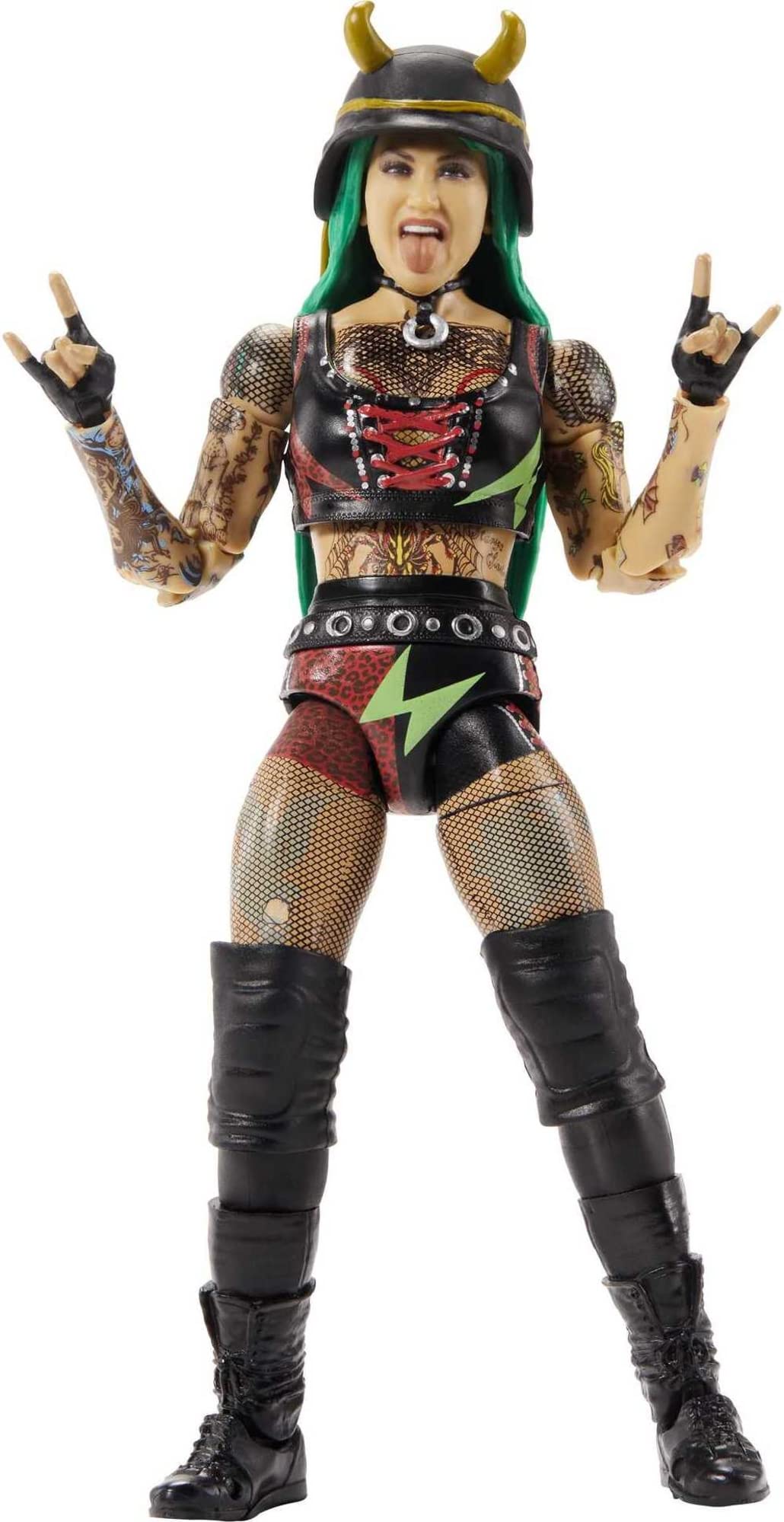 Foto 3 | Figura De Acción Mattel Wwe Shotzi Elite Collection 6 Pulgadas - Venta Internacional.