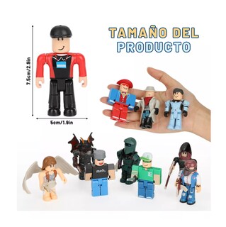 Foto 4 | 24 Piezas Virtual World Roblox Building Block Muñeca Estilo 6, Belug Multicolor