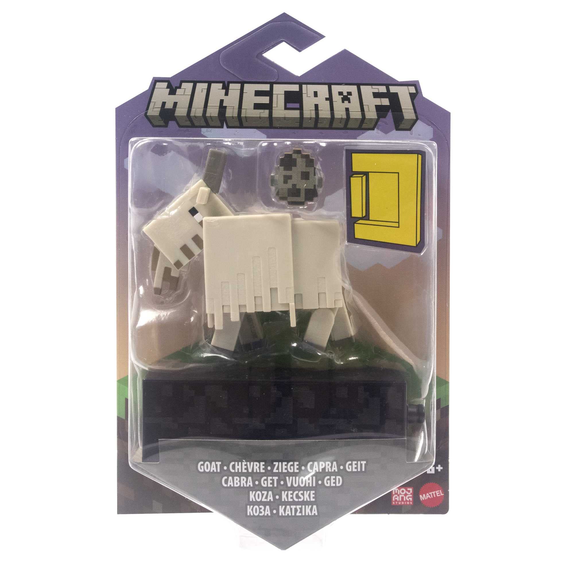Foto 7 pulgar | Figura De Acción Mattel Minecraft Goat Con Build-a-portal De 3.25 Pulgadas - Venta Internacional.