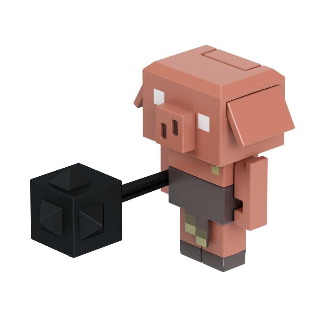 Foto 6 | Figuras De Acción Mattel Minecraft Legends Piglin Runt - Venta Internacional.