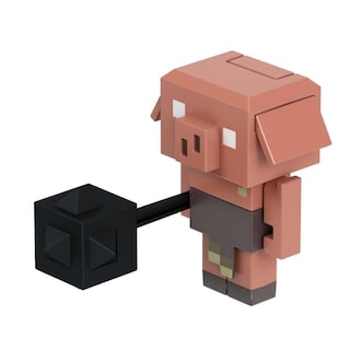 Foto 6 | Figuras De Acción Mattel Minecraft Legends Piglin Runt - Venta Internacional.