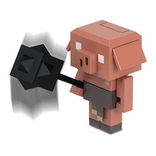 Foto 7 | Figuras De Acción Mattel Minecraft Legends Piglin Runt - Venta Internacional.