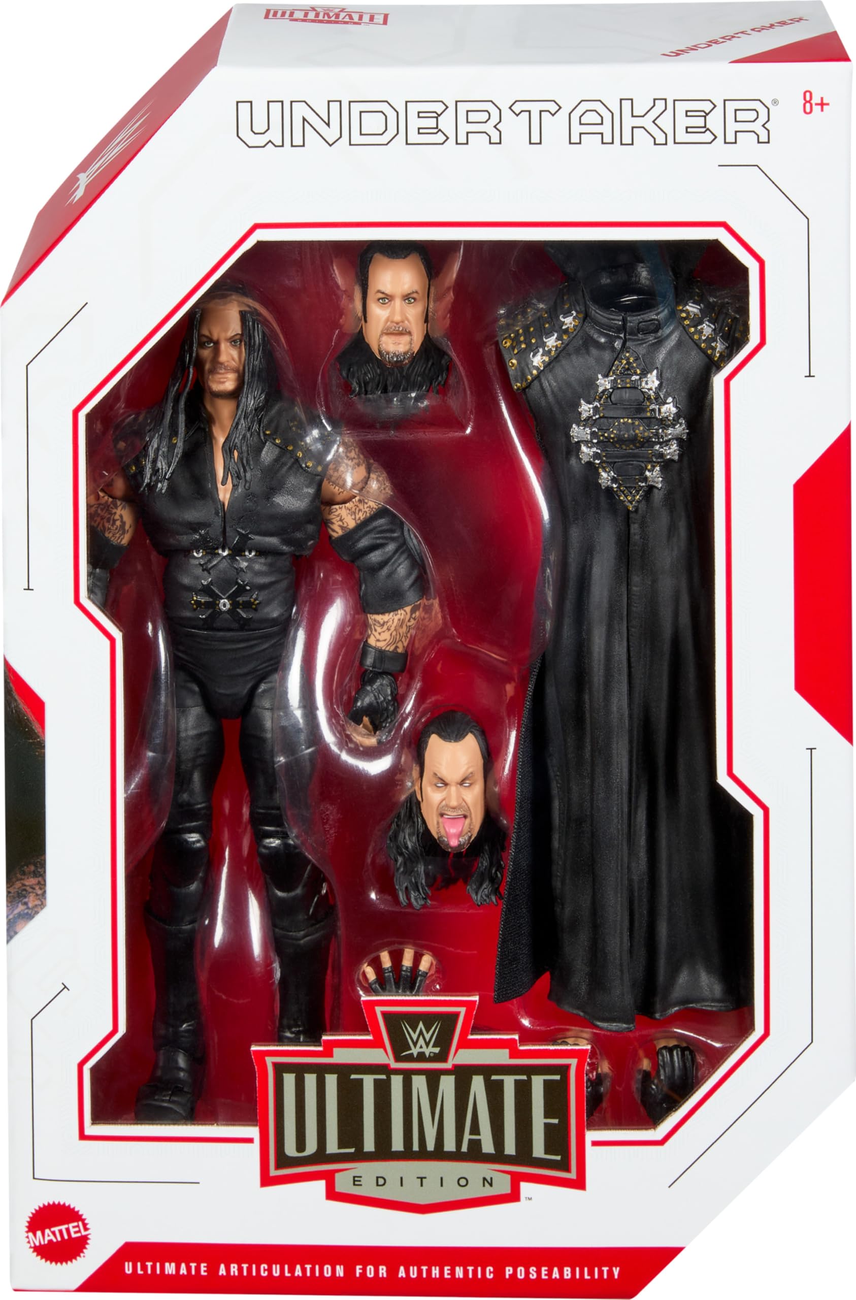 Foto 3 pulgar | Figura De Acción Mattel Wwe Ultimate Edition Undertaker De 6 Pulgadas - Venta Internacional.