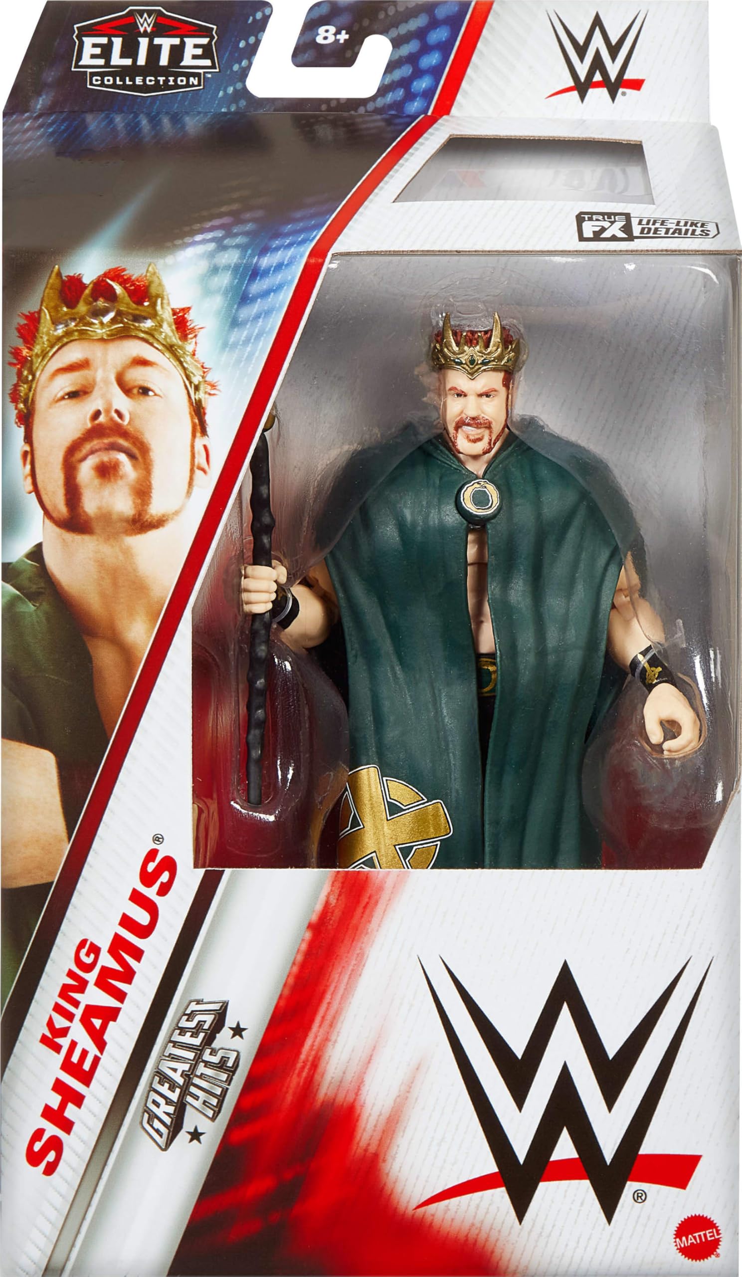 Foto 3 pulgar | Figura De Acción Mattel Wwe Elite King Sheamus 6 Pulgadas 2025 - Venta Internacional.