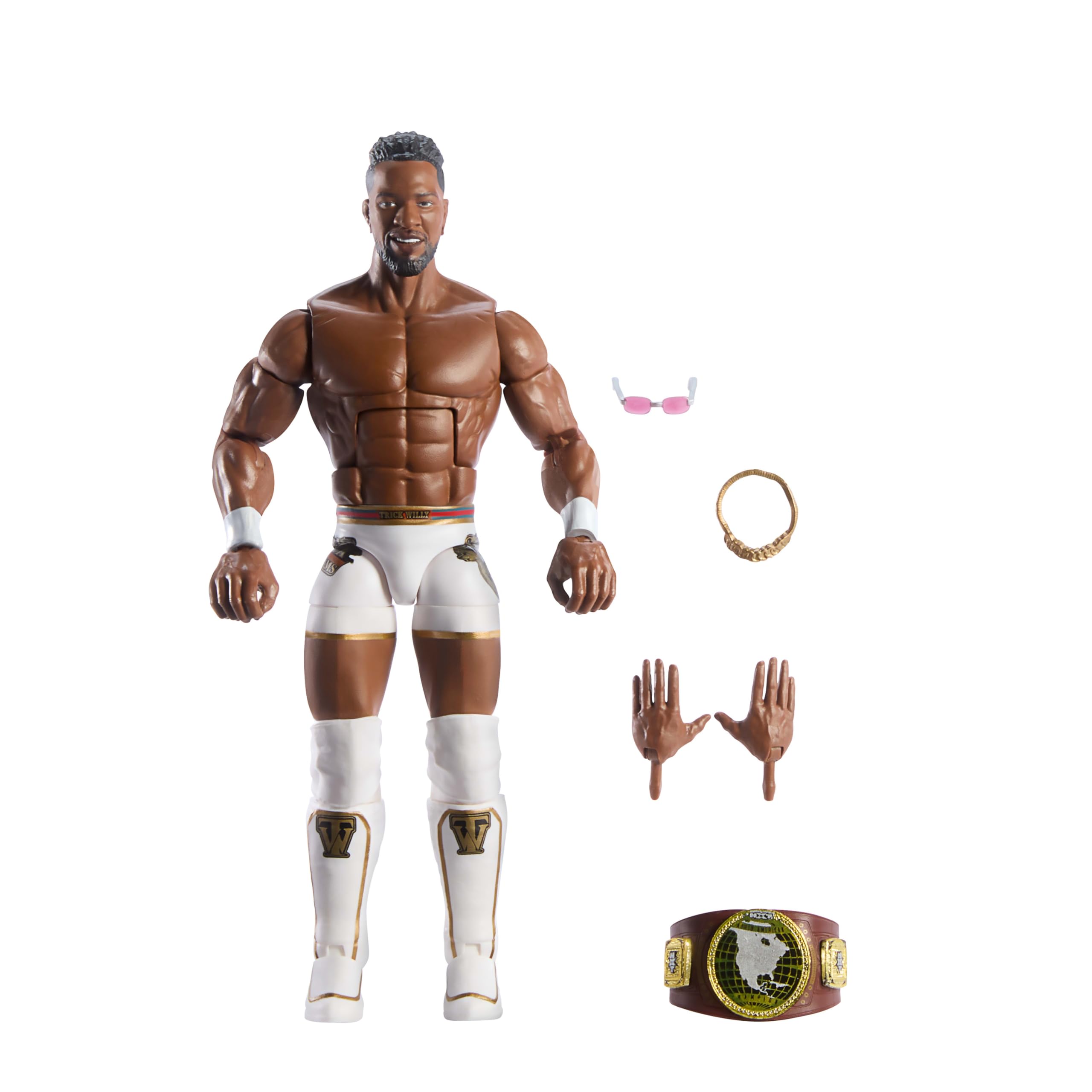 Figura De Acción Mattel Wwe Elite Trick Williams Series #113 - Venta Internacional.