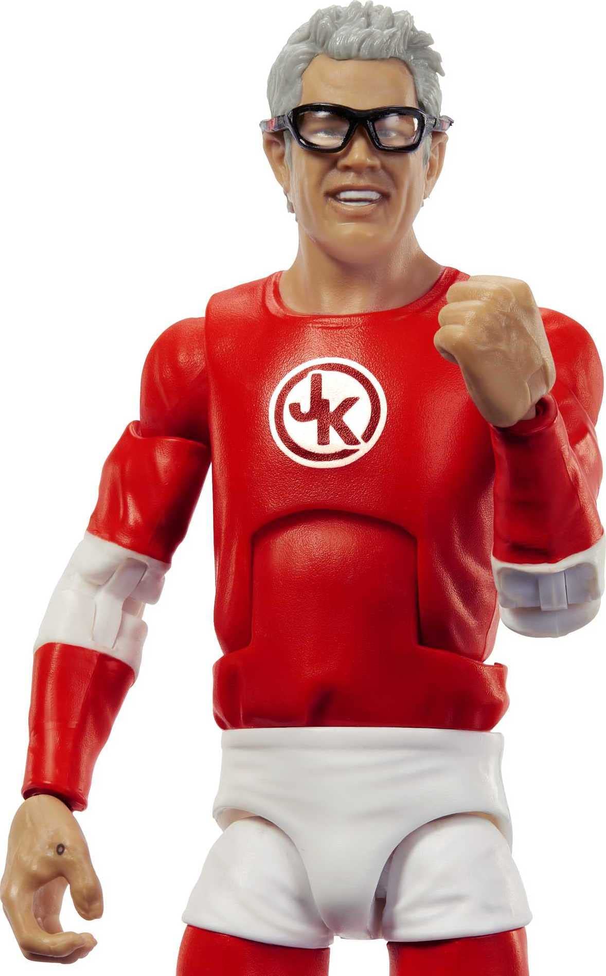 Foto 2 | Figura De Acción Mattel Wwe Johnny Knoxville Elite Collection - Venta Internacional.