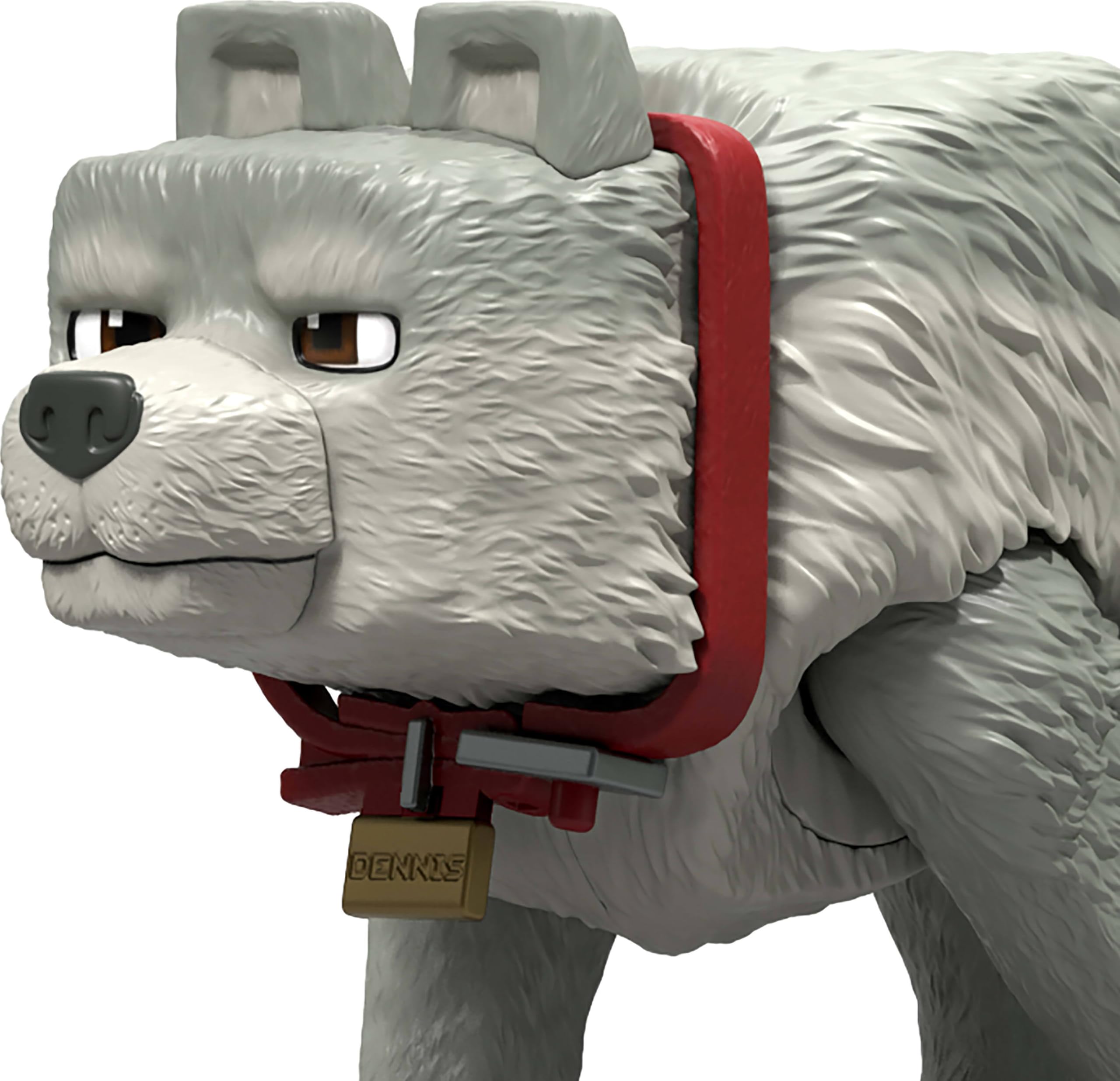 Foto 6 | Set De Figuras De Acción Mattel Minecraft Dennis The Wolf 8 Cm - Venta Internacional.