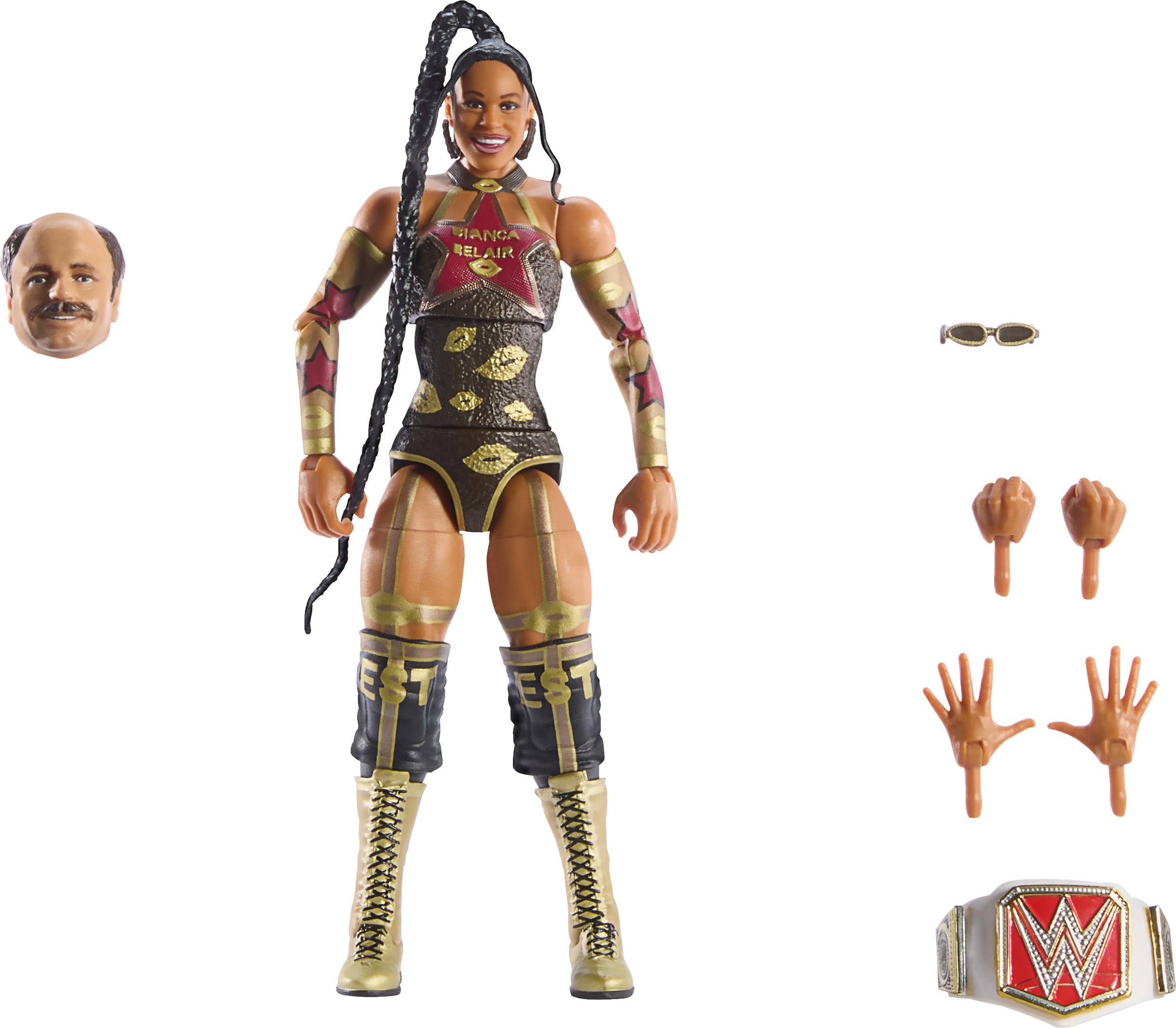 Figura De Acción Mattel Wwe Elite Collection Bianca Belair - Venta Internacional.