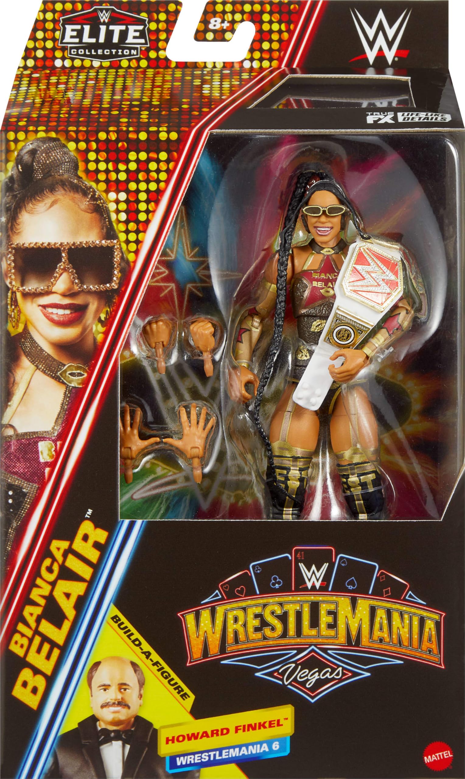 Foto 3 pulgar | Figura De Acción Mattel Wwe Elite Collection Bianca Belair - Venta Internacional.