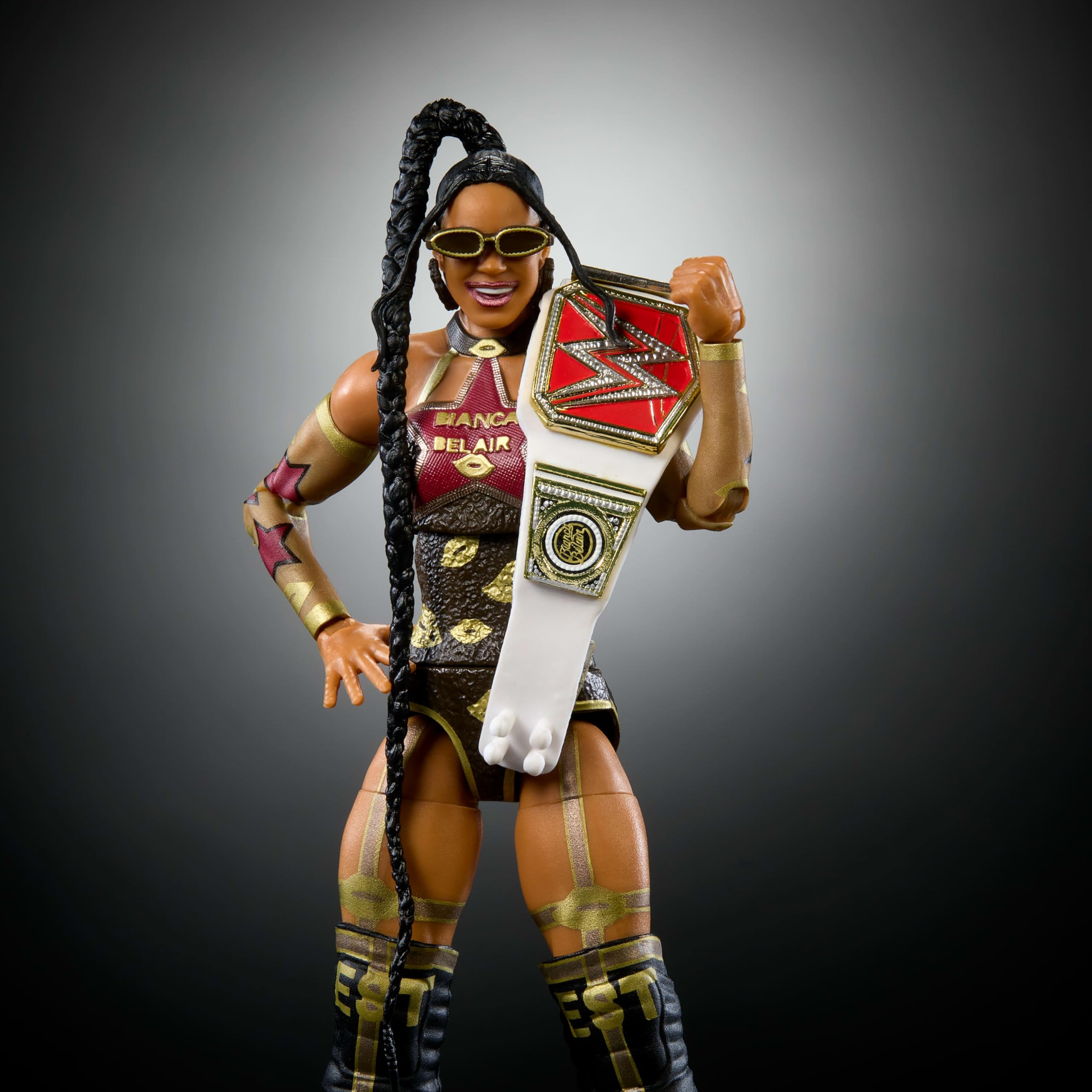 Foto 4 pulgar | Figura De Acción Mattel Wwe Elite Collection Bianca Belair - Venta Internacional.