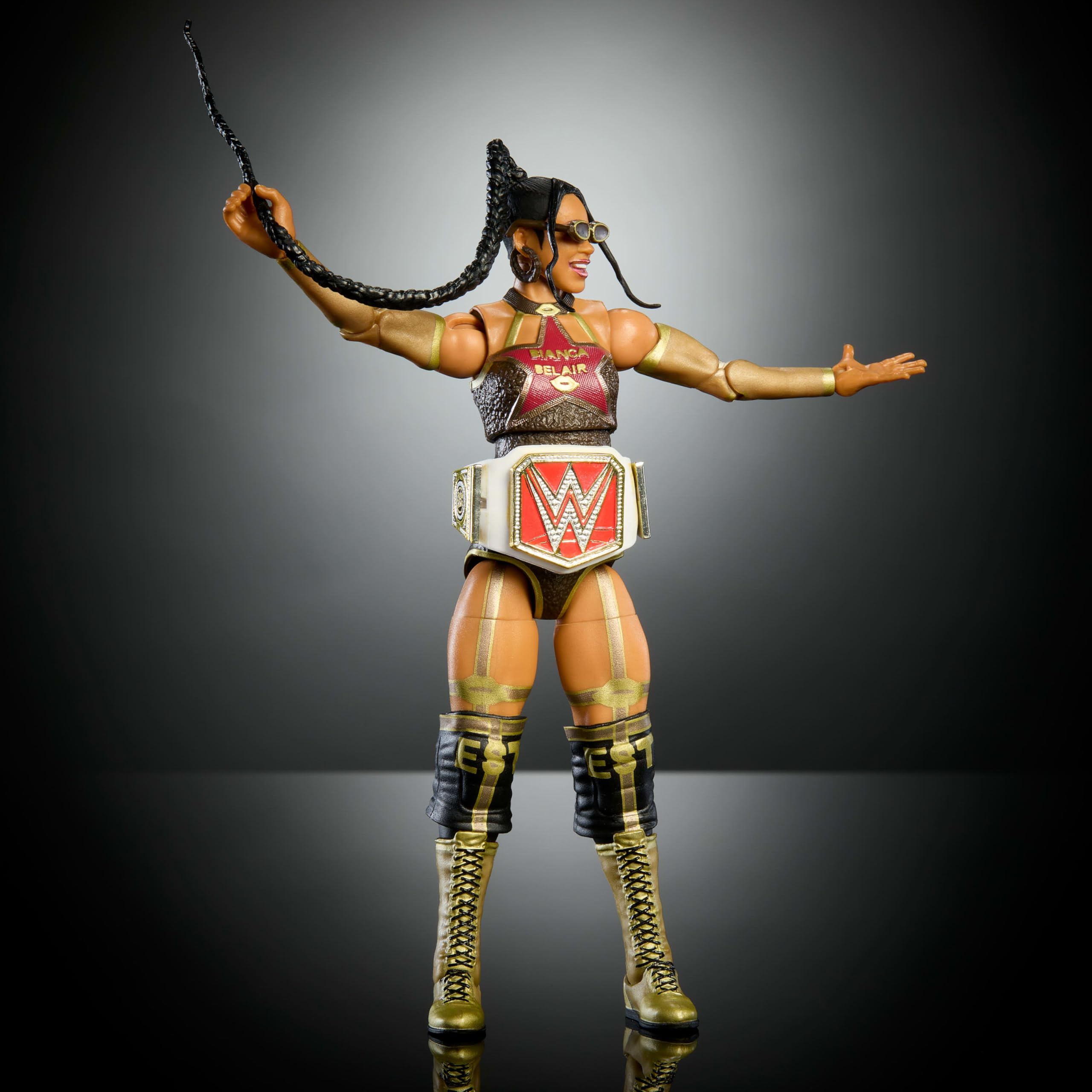 Foto 6 pulgar | Figura De Acción Mattel Wwe Elite Collection Bianca Belair - Venta Internacional.