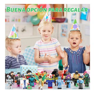 Foto 3 | 24 Piezas Virtual World Roblox Building Block Muñeca, Belug Multicolor