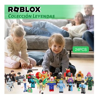 Foto 4 | 24 Piezas Virtual World Roblox Building Block Muñeca, Belug Multicolor