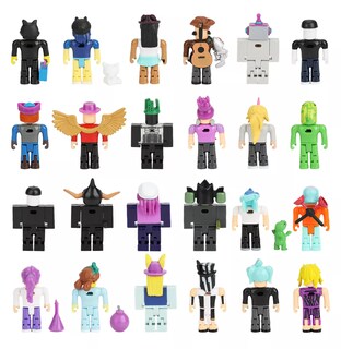 Foto 4 | 24 Piezas Virtual World Roblox Building Block Muñeca Belug Estilo 2