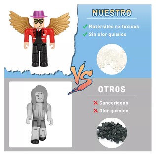 Foto 5 | 24 Piezas Virtual World Roblox Building Block Muñeca Belug Estilo 2