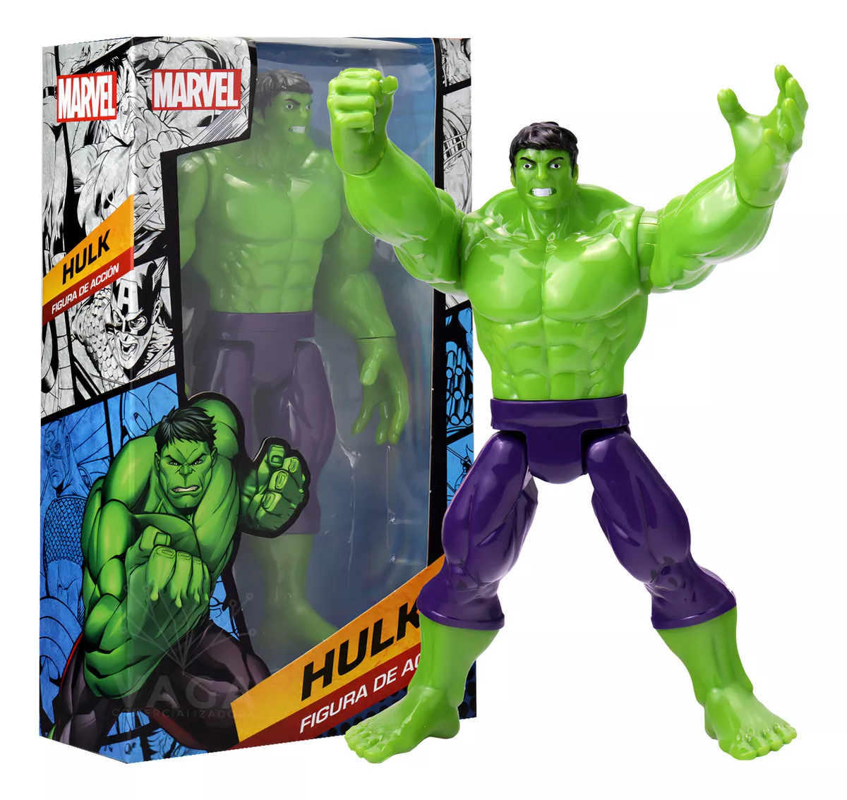 Foto 2 pulgar | Juguete Hulk Muñeco De Accion Marvel