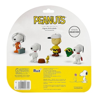 Foto 2 | Figura Articulada Ruz Peanuts (snoopy Aviador 10 Cm Blanco)