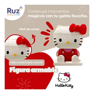Foto 4 | Figura Armable Ruz Sanrio (hello Kitty 10 Cm Blanco)
