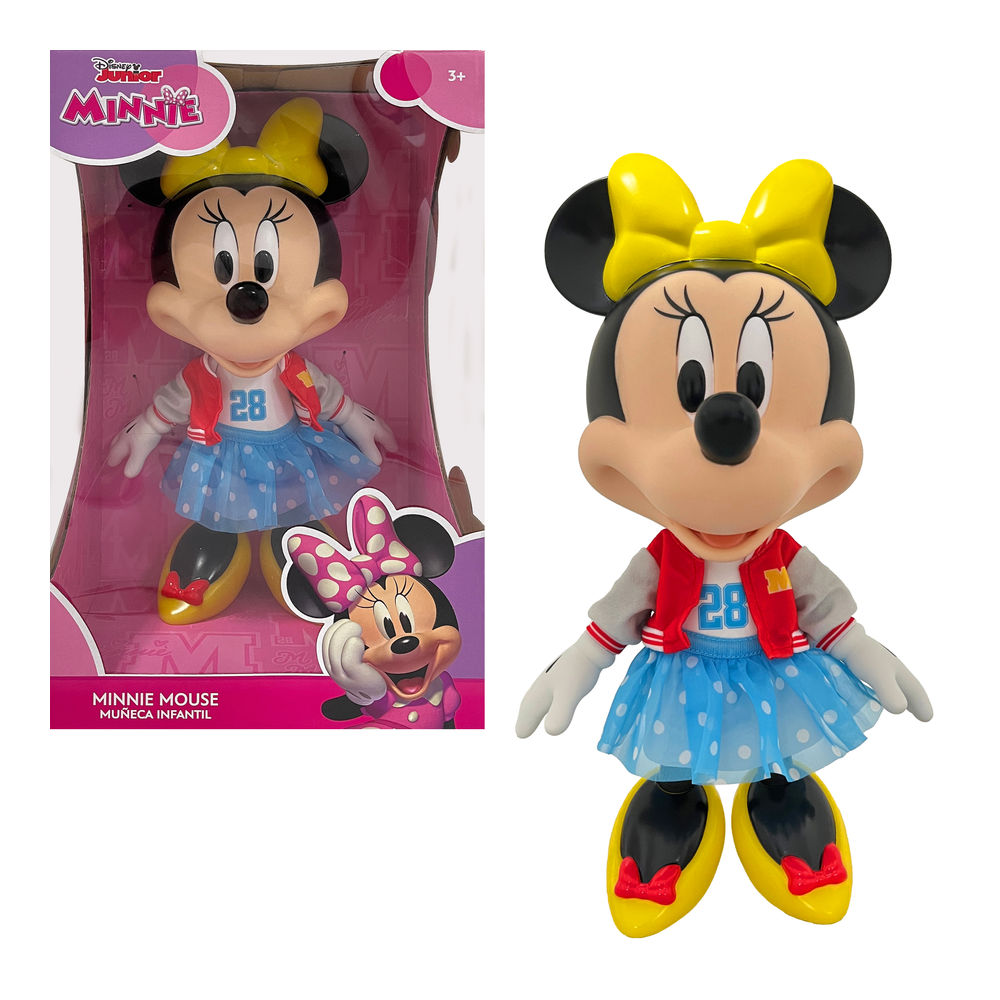 Figura Articulada Ruz Disney (minnie Mouse 35 Cm Azul)
