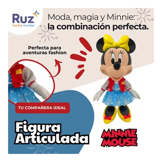 Foto 4 | Figura Articulada Ruz Disney (minnie Mouse 35 Cm Azul)