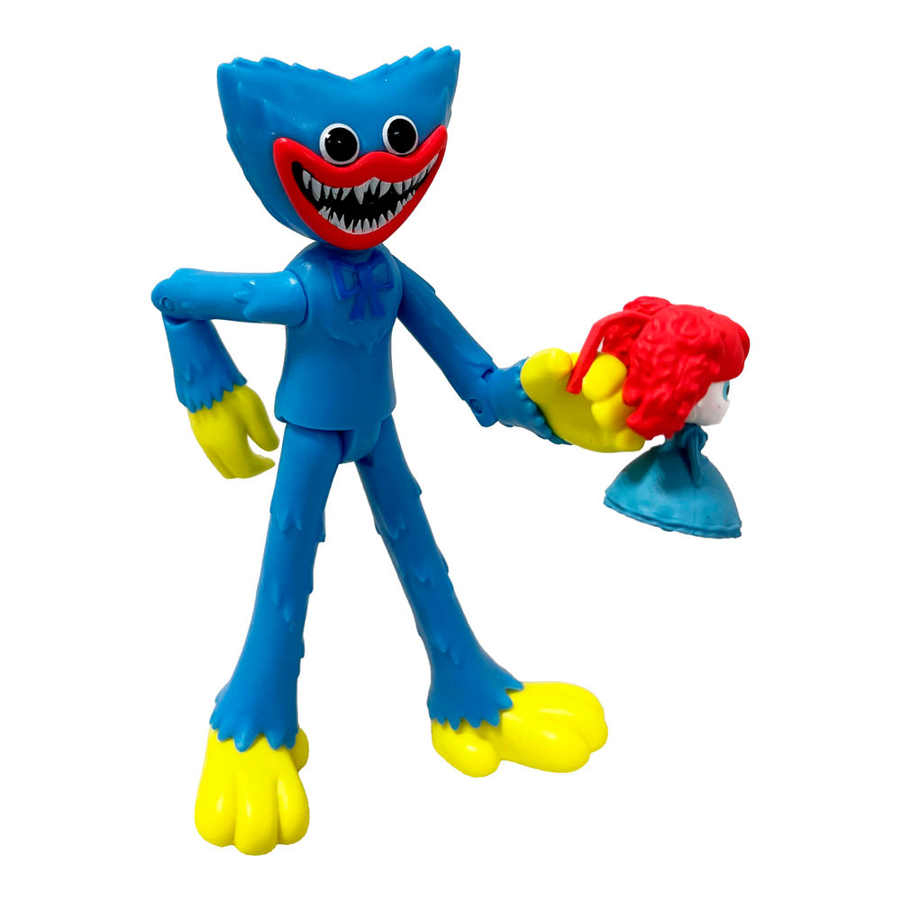 Foto 8 pulgar | Figura Articulada Ruz Poppy Playtime (huggy Wuggy 13 Cm Azul)