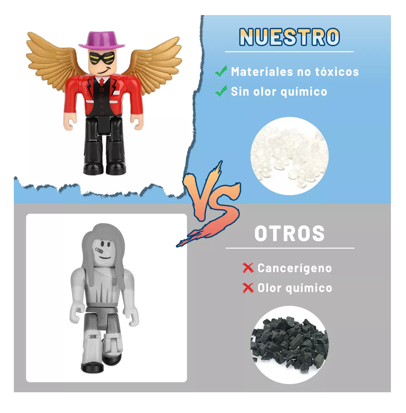 Foto 6 pulgar | Figuras Virtual World Roblox Building Block Muñeca 24 Piezas Estilo 2