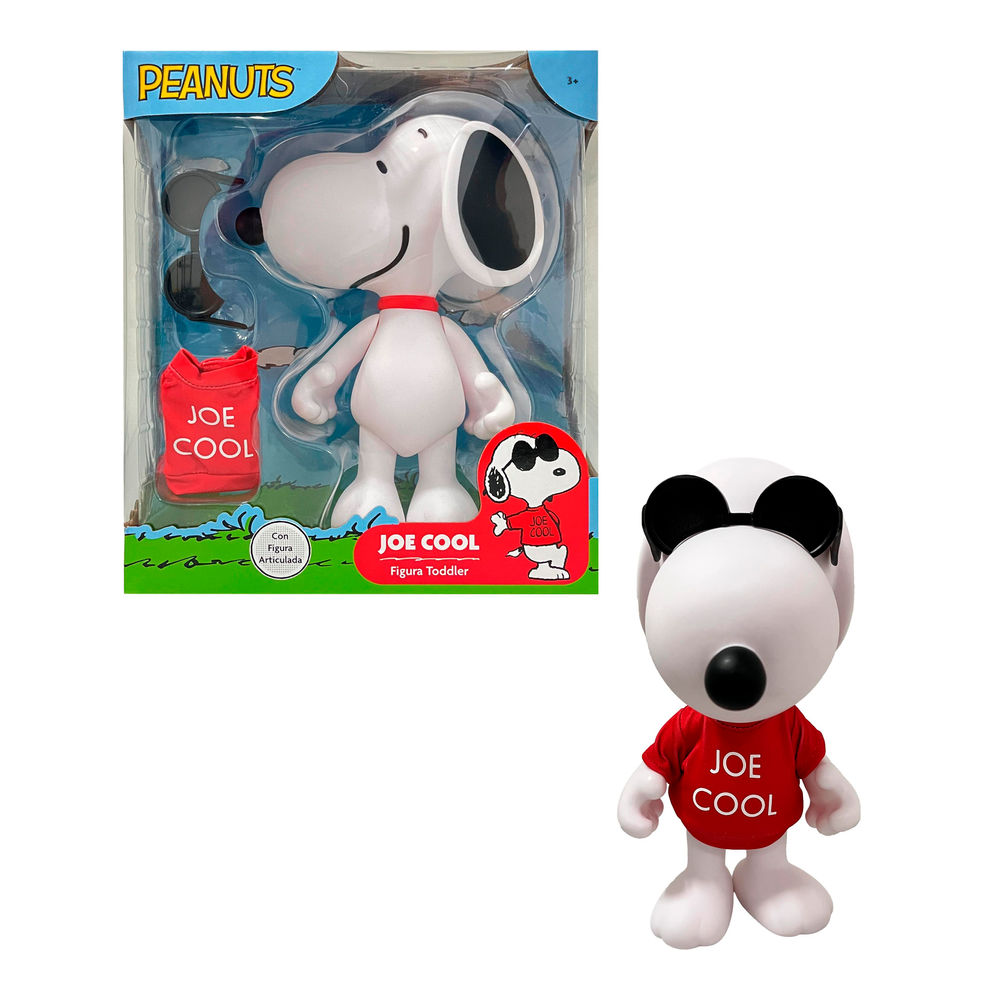 Foto 2 pulgar | Figura Articulada Ruz Peanuts (snoopy Joe Cool 25 Cm Blanco)