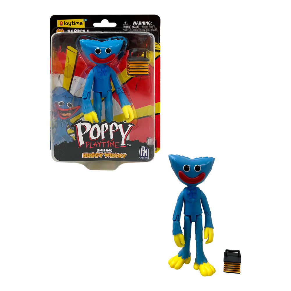 Foto 2 pulgar | Figura Articulada Ruz Poppy Playtime (huggy Wuggy Smiling 12 Cm Azul)