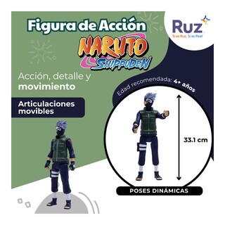 Foto 3 | Figura De Acción Ruz Naruto Shippuden Kakashi Verde 33 Cm Verde