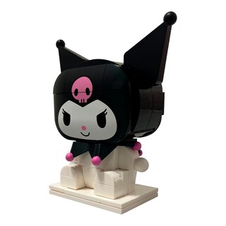 Foto 8 | Figura Armable Ruz Sanrio Kuromi 11 Cm Blanco
