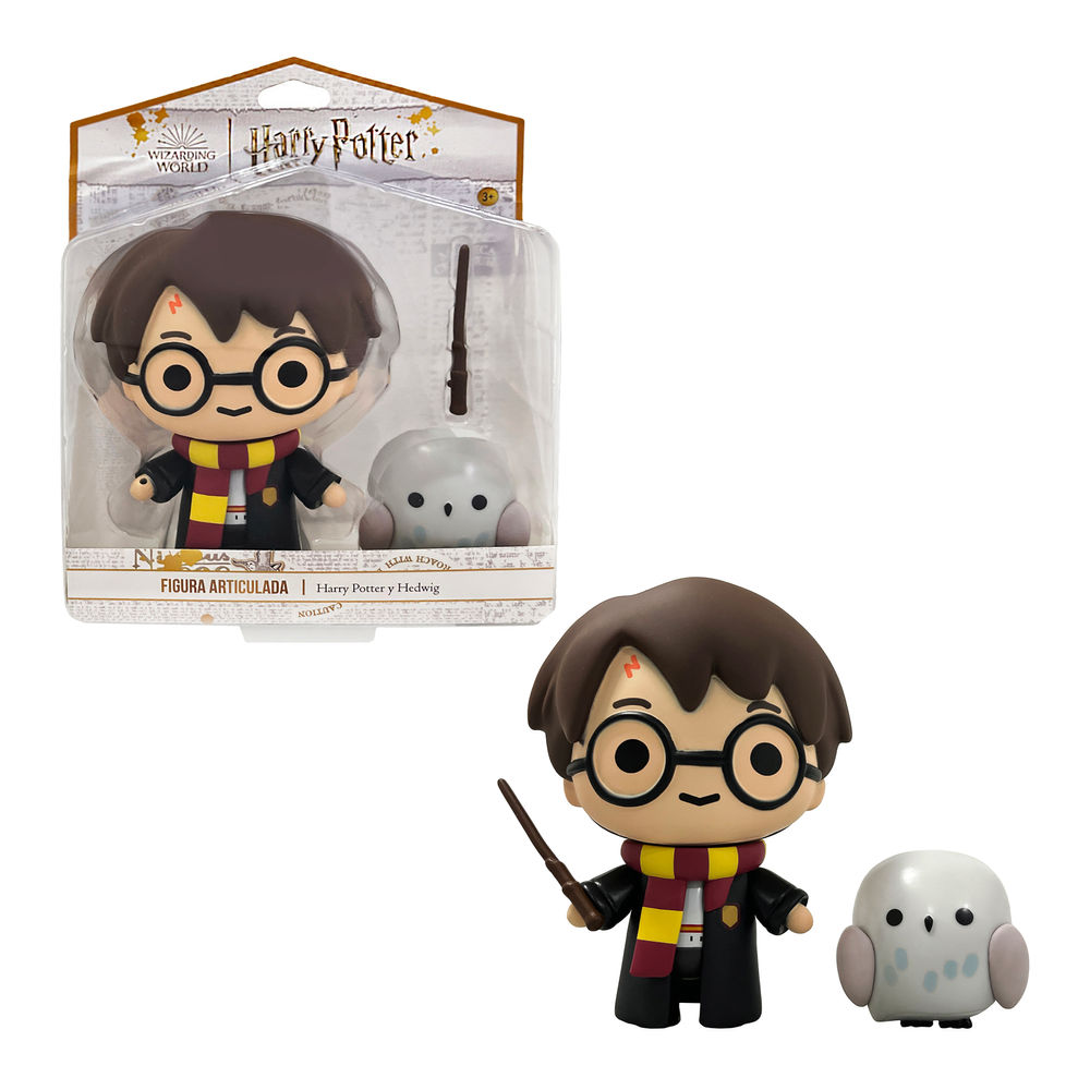 Foto 2 pulgar | Figura Articulada Ruz Harry Potter (harry Potter Hedwig 13 Cm Negro)