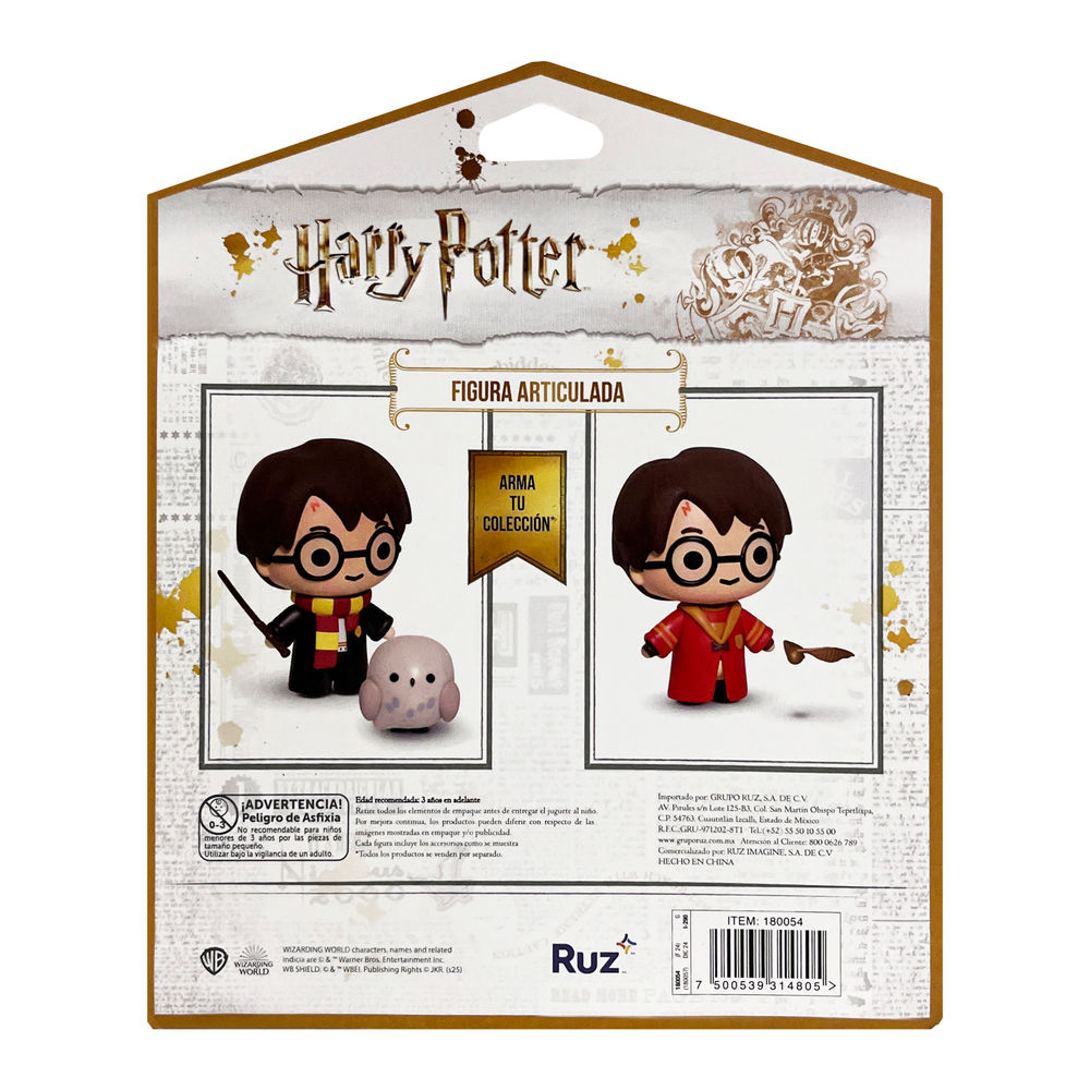 Foto 3 pulgar | Figura Articulada Ruz Harry Potter (harry Potter Hedwig 13 Cm Negro)