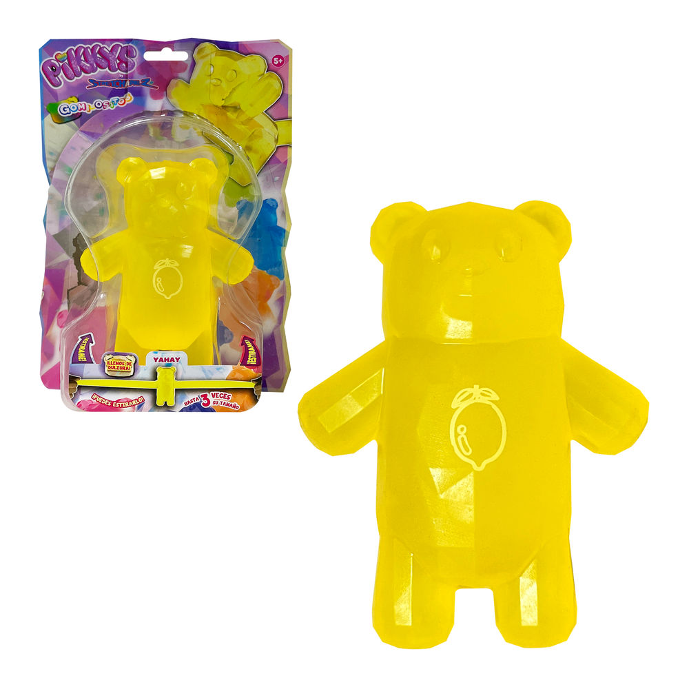 Figura Estirable Ruz Pikkys Gomi-ositos (yahay 12 Cm Amarillo)