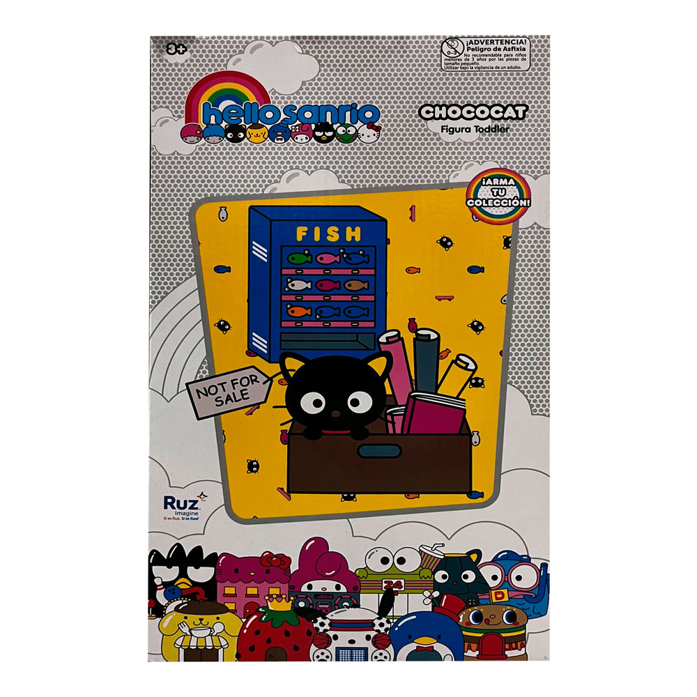 Foto 3 pulgar | Figura Articulada Ruz Hello Sanrio (chococat 28 Cm Negro)
