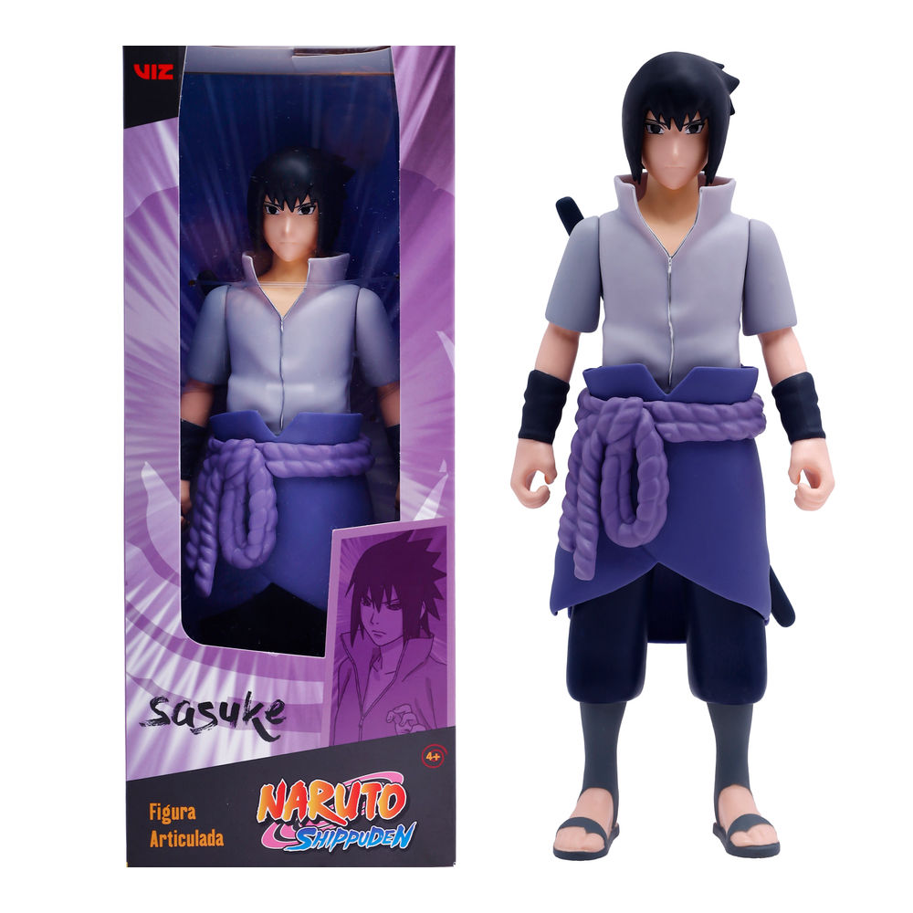 Figura De Acción Ruz Naruto Shippuden Sasuke 30 Cm Morado