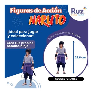 Foto 3 | Figura De Acción Ruz Naruto Shippuden Sasuke 30 Cm Morado