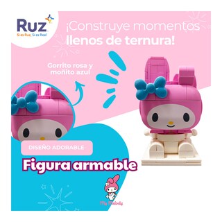 Foto 4 | Figura Armable Ruz Sanrio (melody 10 Cm Rosa)