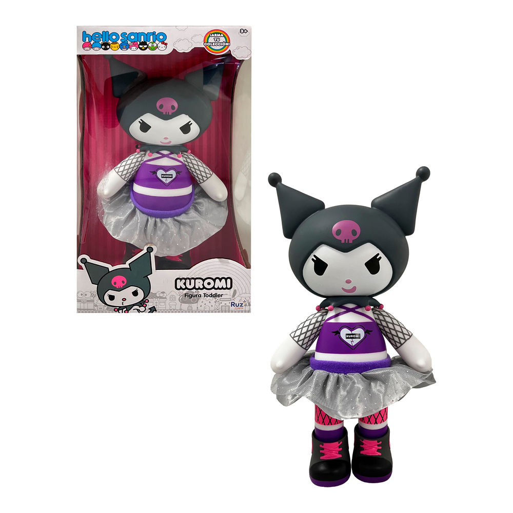 Figura Articulada Ruz Hello Sanrio (kuromi 30 Cm Gris)