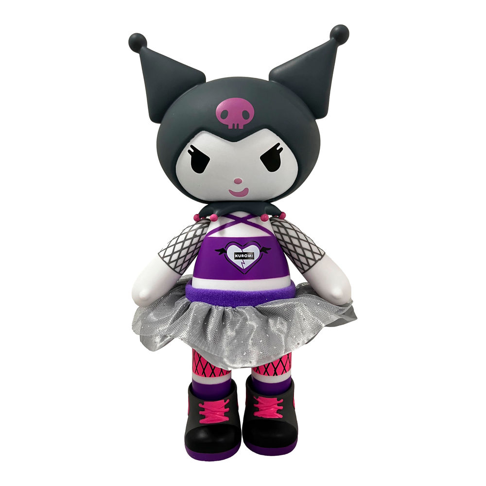 Foto 6 pulgar | Figura Articulada Ruz Hello Sanrio (kuromi 30 Cm Gris)