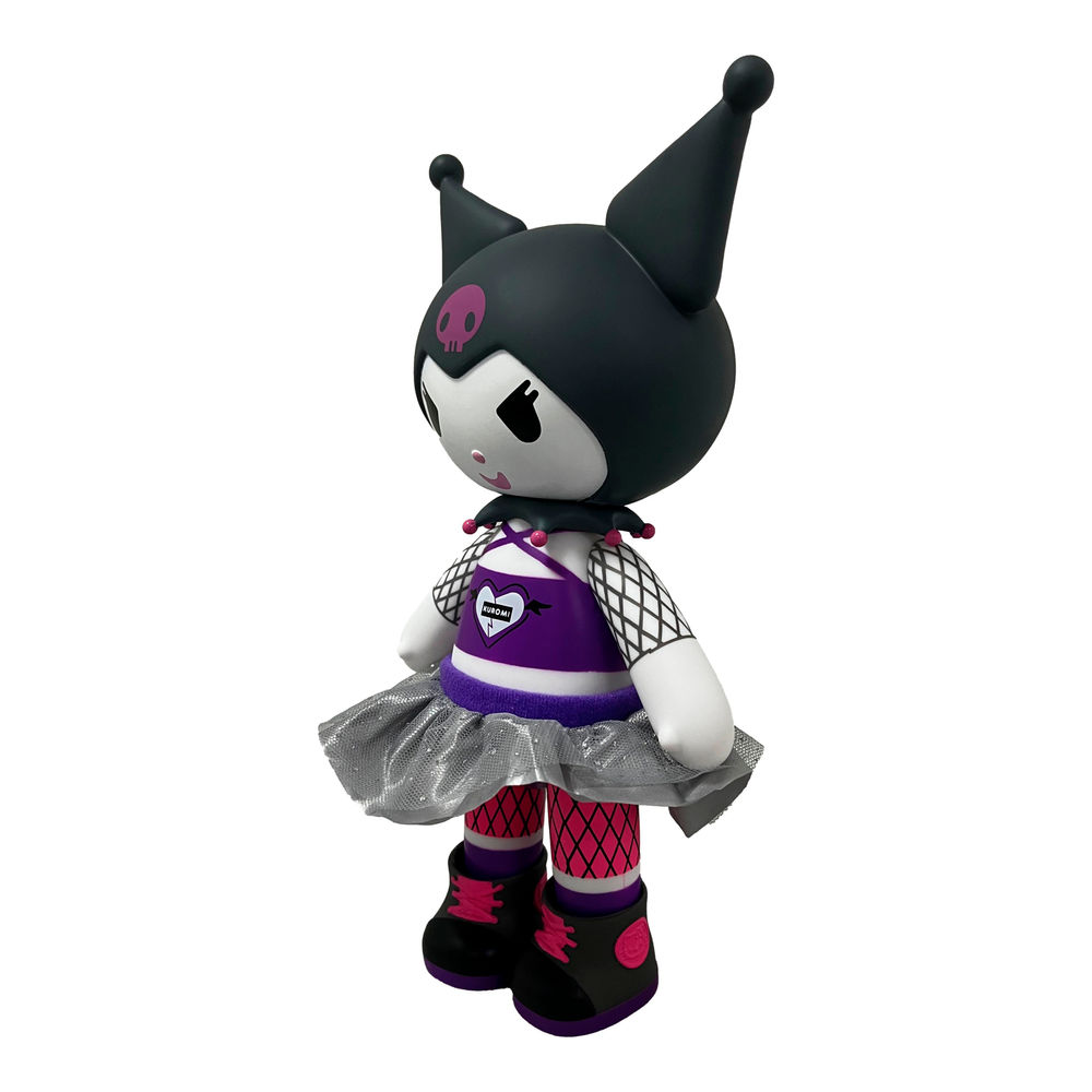 Foto 9 pulgar | Figura Articulada Ruz Hello Sanrio (kuromi 30 Cm Gris)