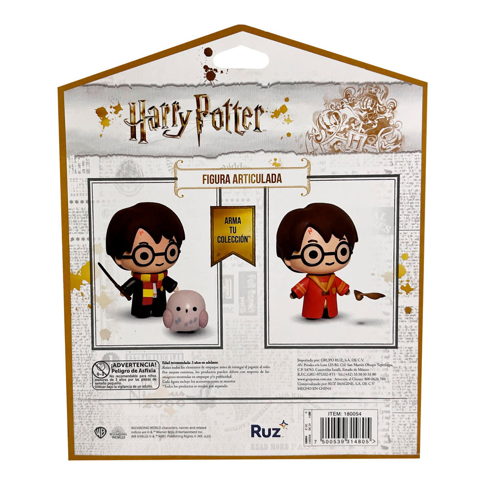 Foto 3 pulgar | Figura Articulada Ruz Harry Potter (harry Potter Quidditch Player 13 Cm Rojo)