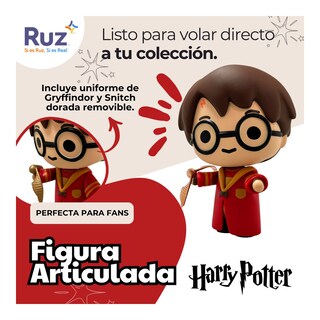 Foto 4 | Figura Articulada Ruz Harry Potter (harry Potter Quidditch Player 13 Cm Rojo)