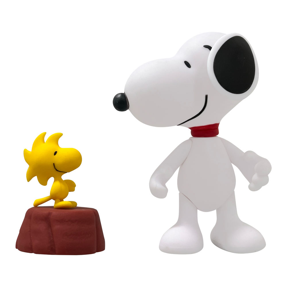 Foto 6 pulgar | Figura De Acción Ruz Peanuts ( Snoopy Woodstock 10 Cm Blanco)