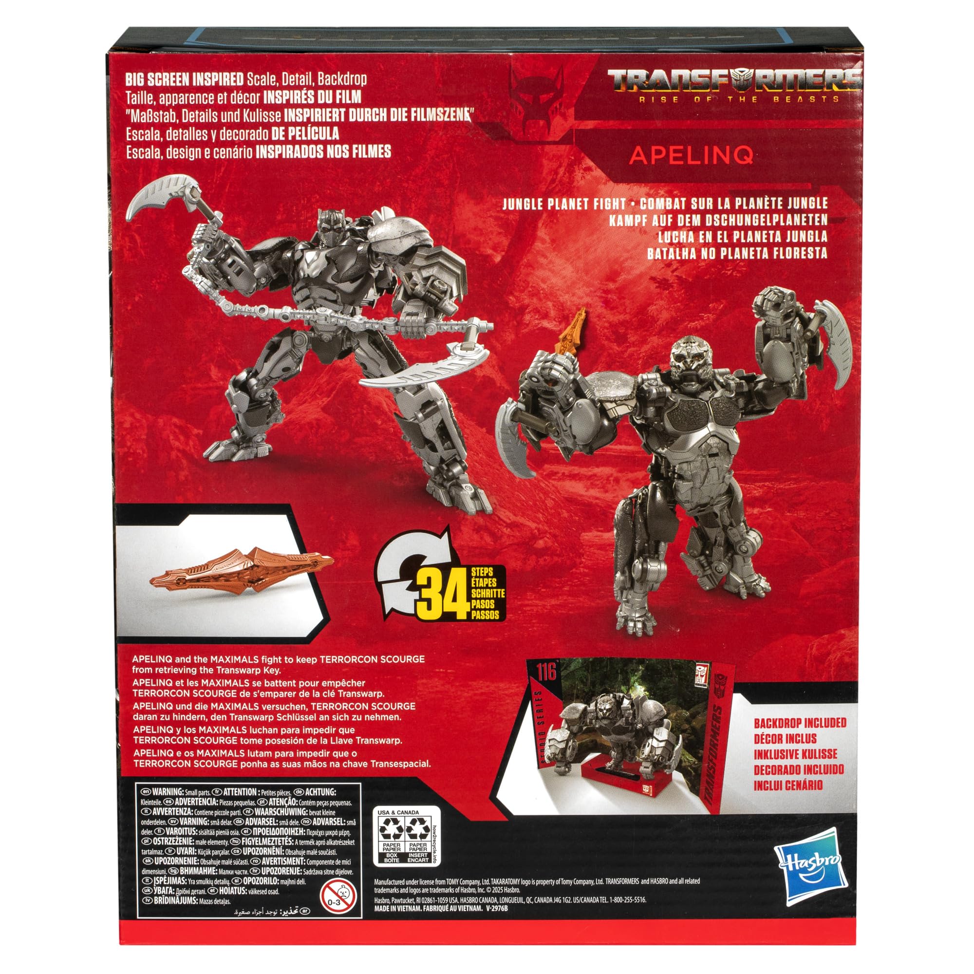 Foto 6 pulgar | Figura Transformers Studio Series Leader 116 Apelinq - Venta Internacional